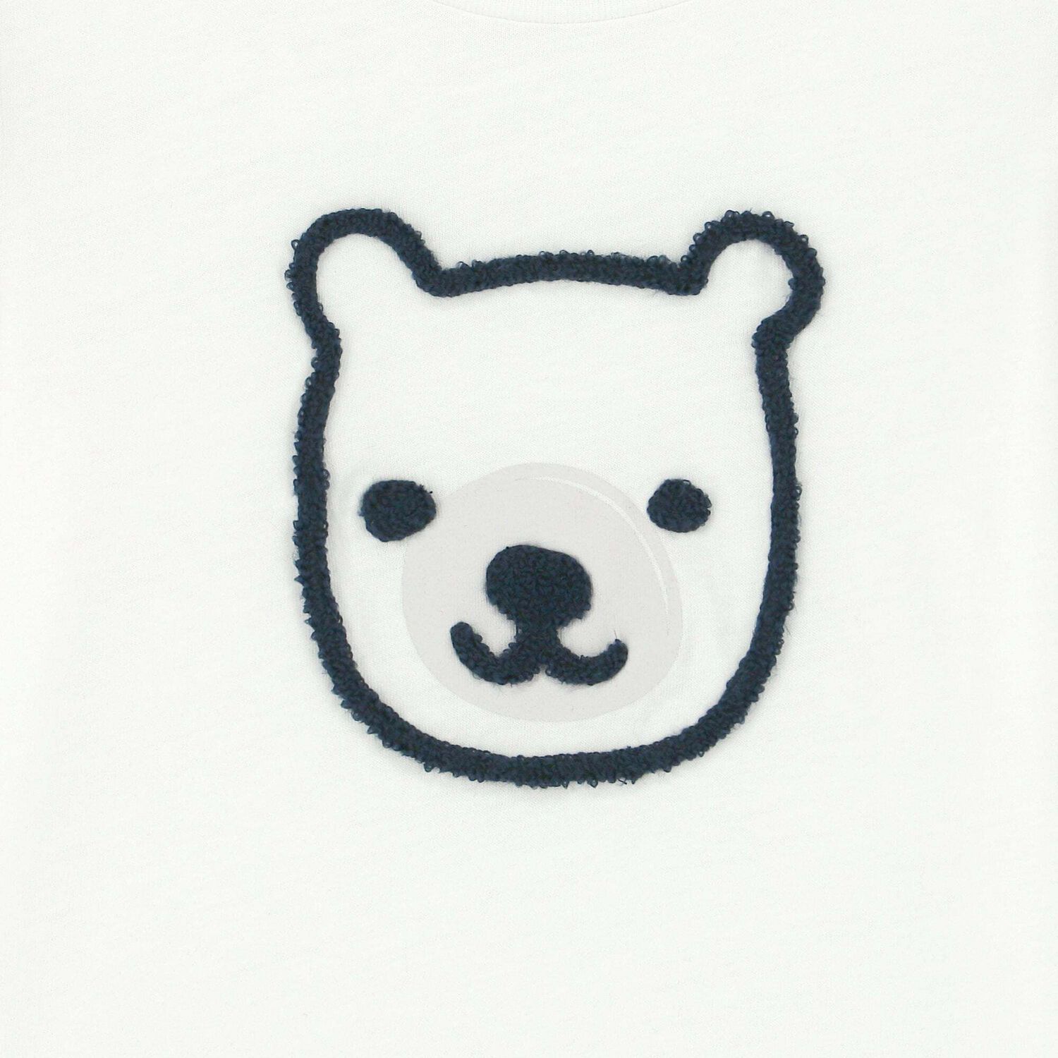 Younger Boys White Long Sleeve Top, 1, hi-res image number null