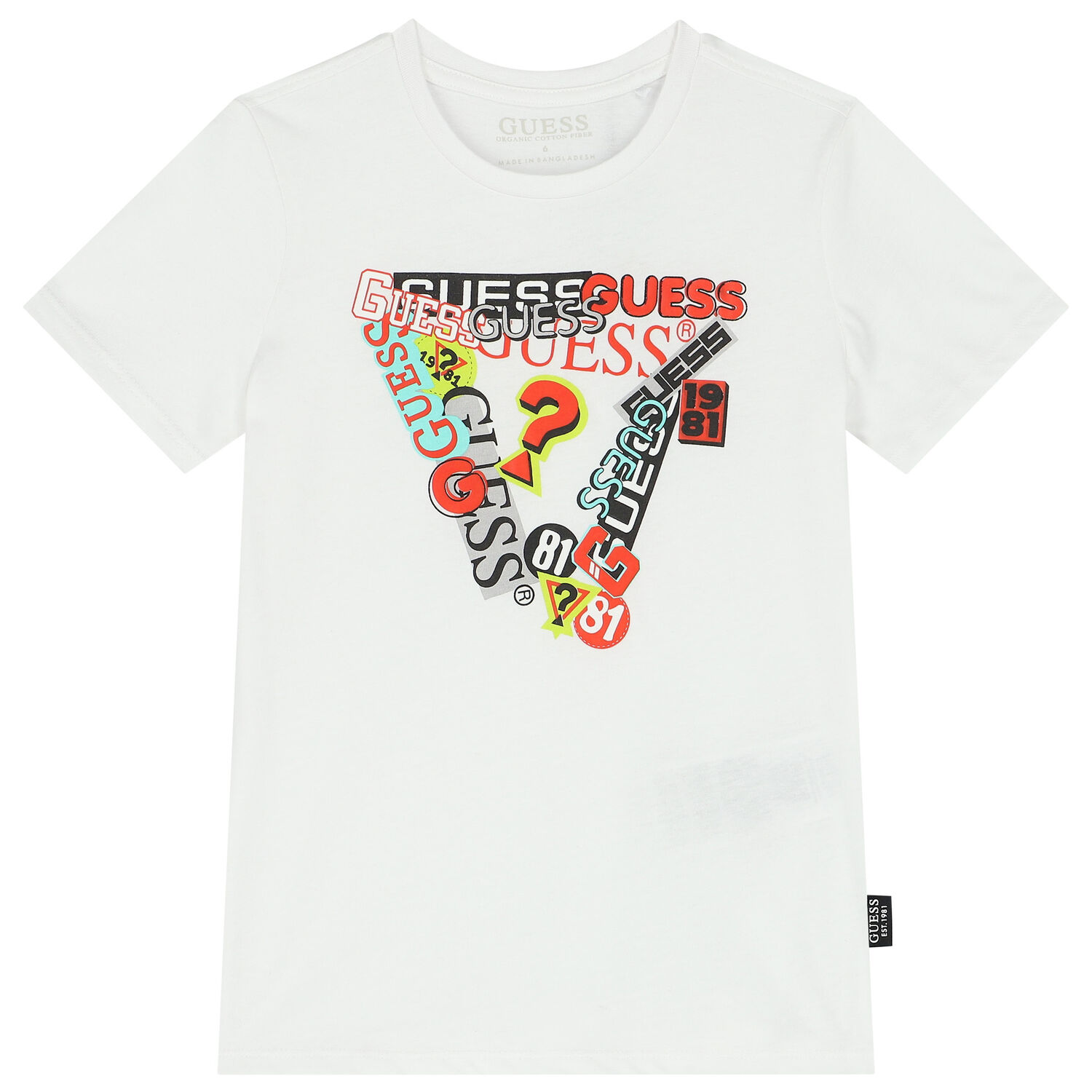Boys White Logo T-Shirt, 1, hi-res