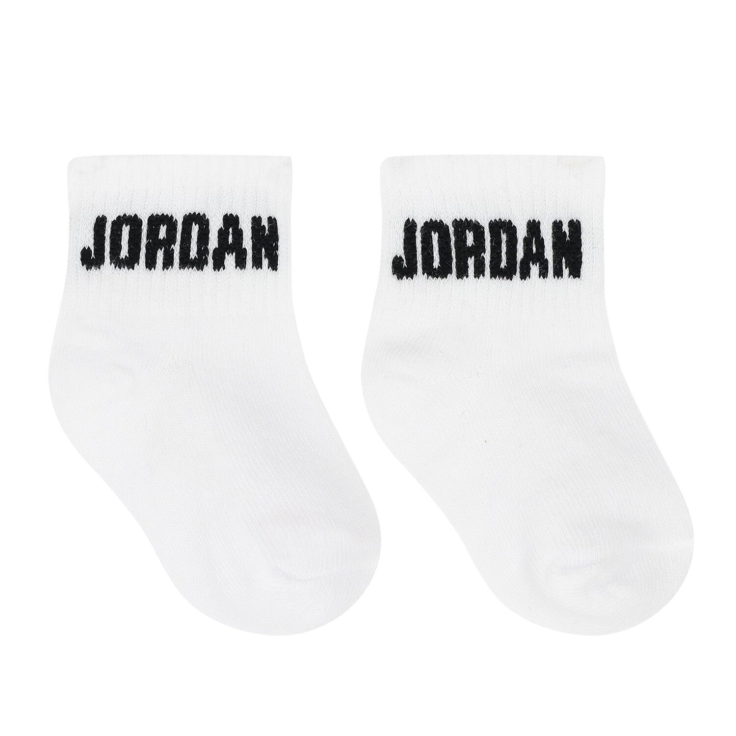 Red, Black & White Jordan Logo Baby Socks ( 6-Pack ), 1, hi-res