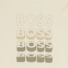 Boys Ivory Logo T-Shirt, 2, hi-res