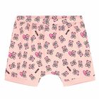 Younger Girls White & Pink Logo Short Set, 1, hi-res