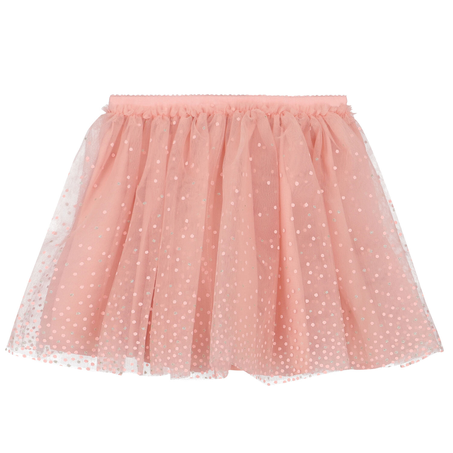 Girls Pink Tulle Skirt, 2, hi-res
