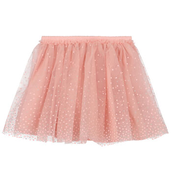 Girls Pink Tulle Skirt