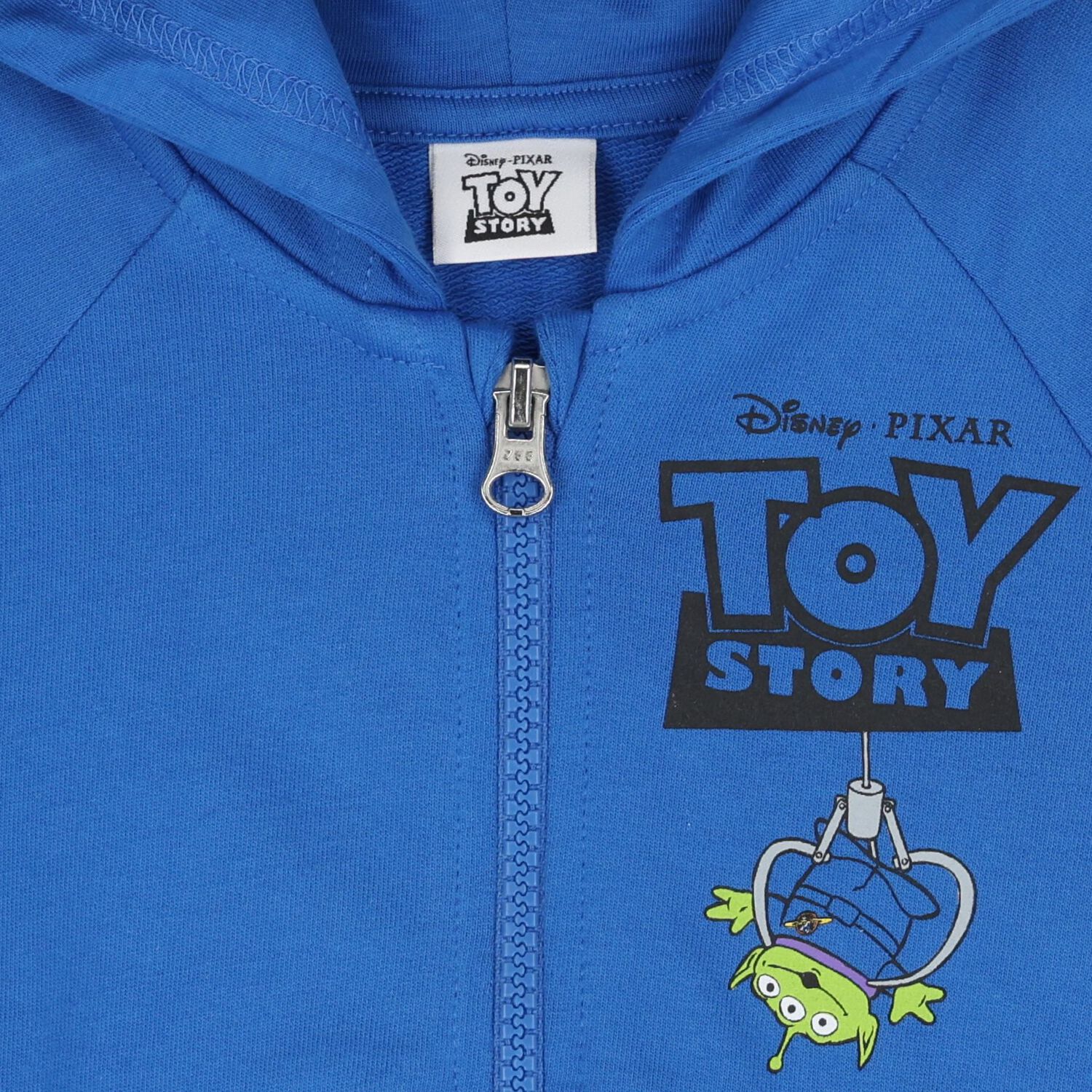 Boys Blue Toy Story Disney Hooded Zip Up Top, 1, hi-res