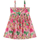 Girls Pink Graphic Dress Set, 1, hi-res