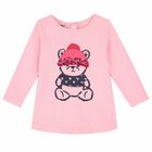 Girls Pink Leggings & Top Set, 1, hi-res