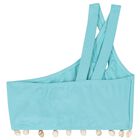 Girls Aqua Shell Bikini, 1, hi-res