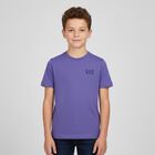 Boys Purple Logo T-Shirt, 4, hi-res