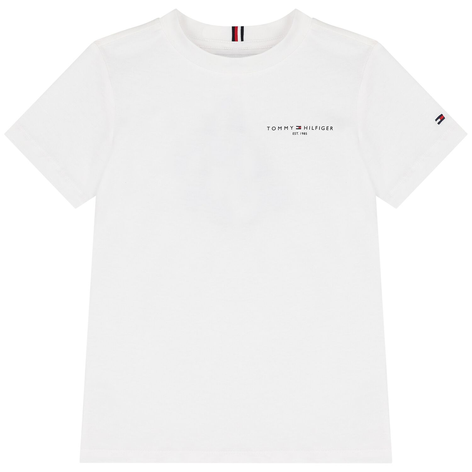 Boys White Logo T-Shirt, 1, hi-res