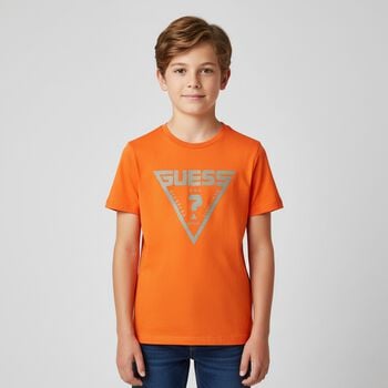 Bright Orange Logo T-Shirt