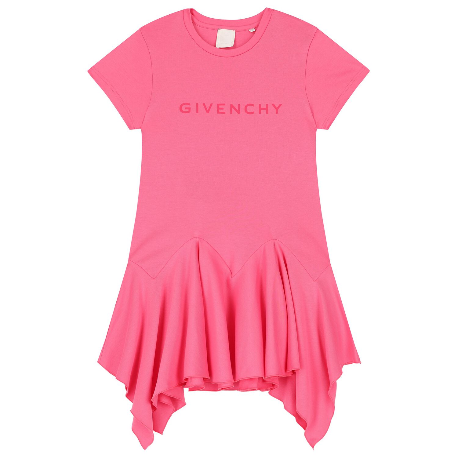 Girls Pink Logo Dress, 2, hi-res