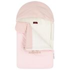 Baby Girls Pink & Gold Logo Nest, 3, hi-res