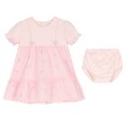 Baby Girls Pink Tulle Dress Set, 1, hi-res