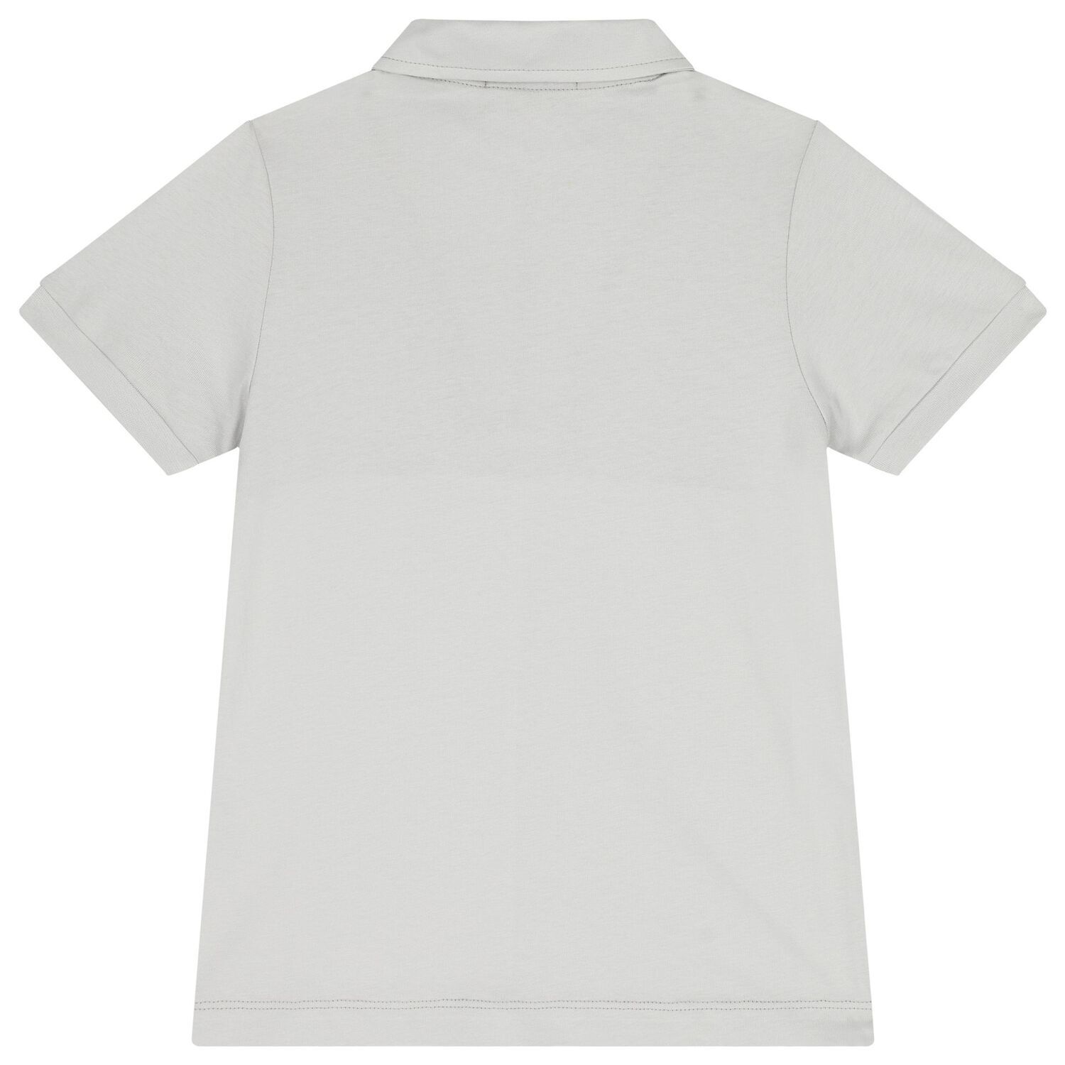 Boys White & Grey Logo Polo Shirt, 1, hi-res image number null