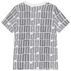 Boys White & Black Logo T-Shirt, 1, hi-res