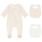 Baby Girls Pink Babygrow Gift Set, 2, hi-res