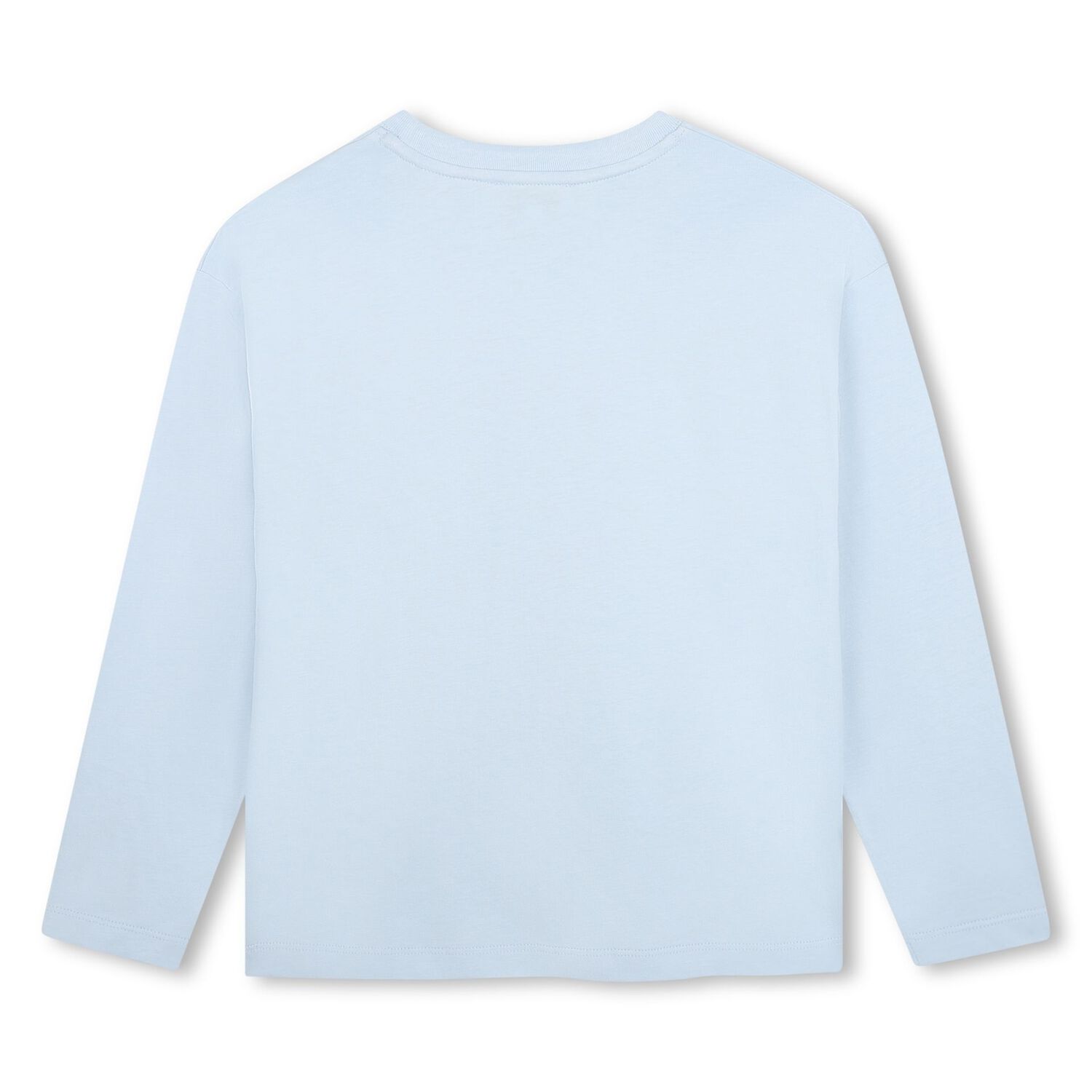 Boys Blue Logo Long Sleeve Top, 1, hi-res
