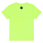 Boys Neon Yellow Logo T-Shirt, 2, hi-res