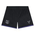 Younger Boys Beige & Black Barcelona Shorts Set, 1, hi-res