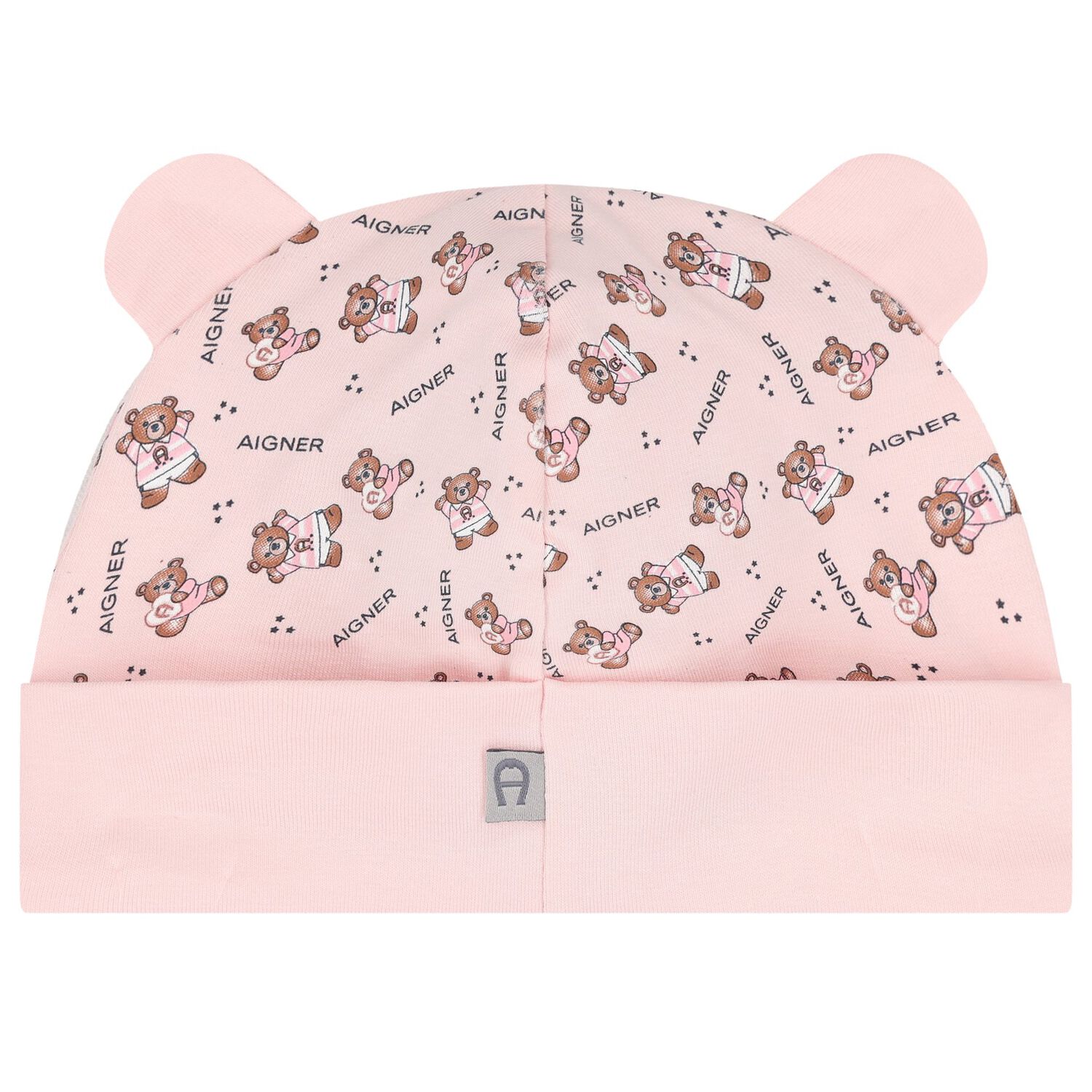 Baby Girls Pink Teddy Bear Logo Babygrow Set, 1, hi-res