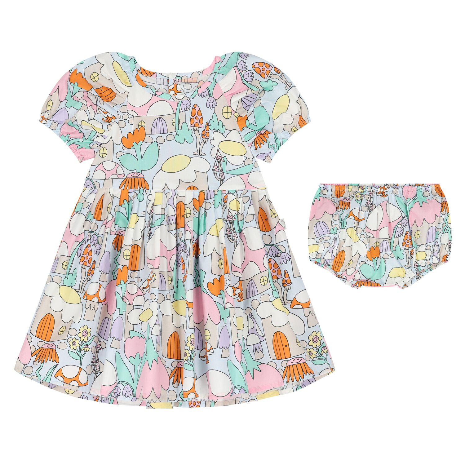 Younger Girls Multi-Colored Dress Set, 1, hi-res image number null