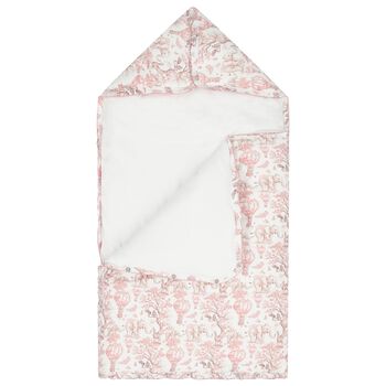 Baby Girls White & Pink Africa Nest