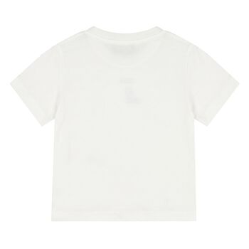 Younger White Teddy Bear Logo T-Shirt