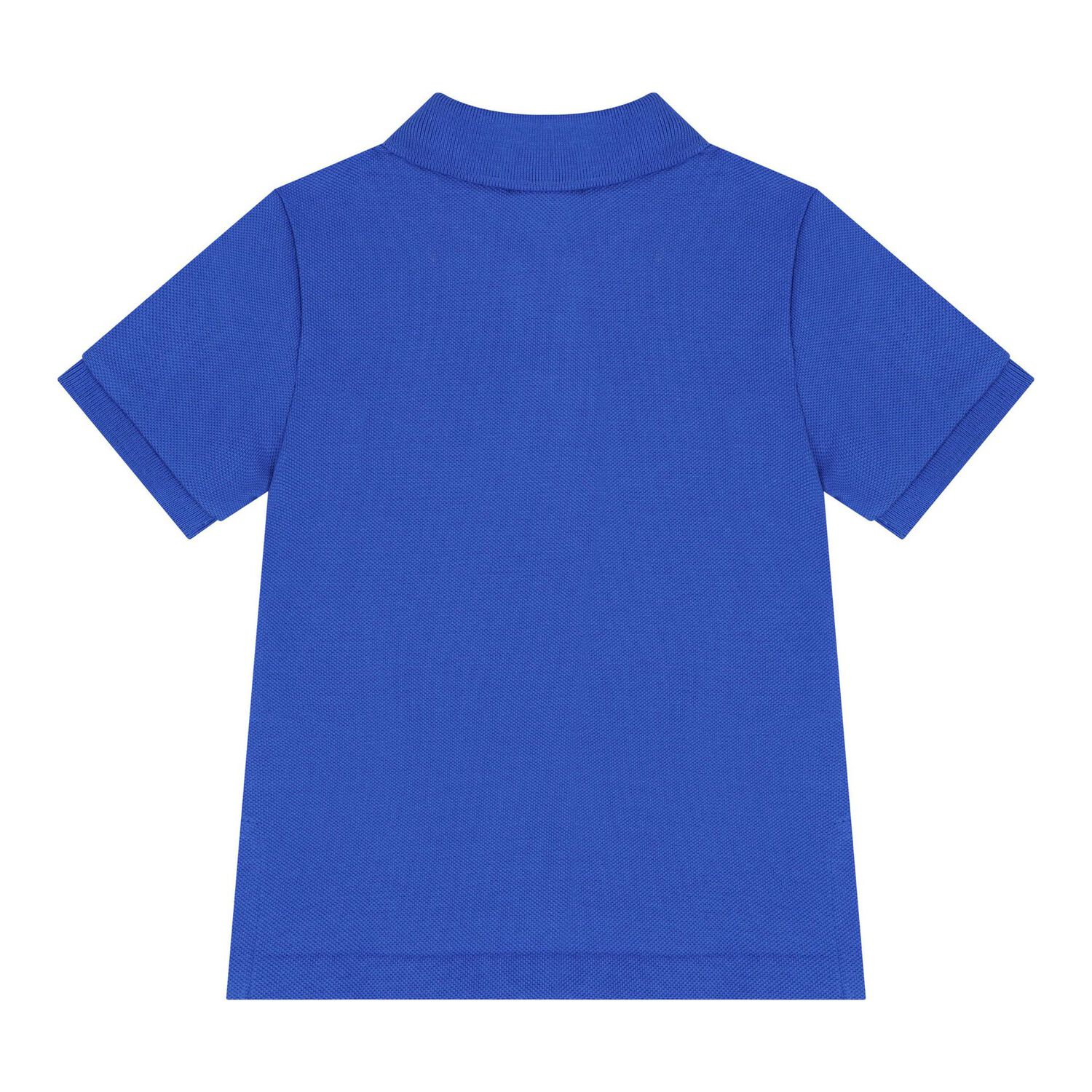 Baby Boys Blue Polo Bear Polo Shirt, 1, hi-res