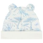 Baby Boys White & Blue Africa Babygrow Gift Set, 1, hi-res