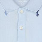 Baby Boys Blue Logo Romper, 1, hi-res