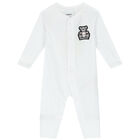 White Bear Logo Babygrow, 1, hi-res