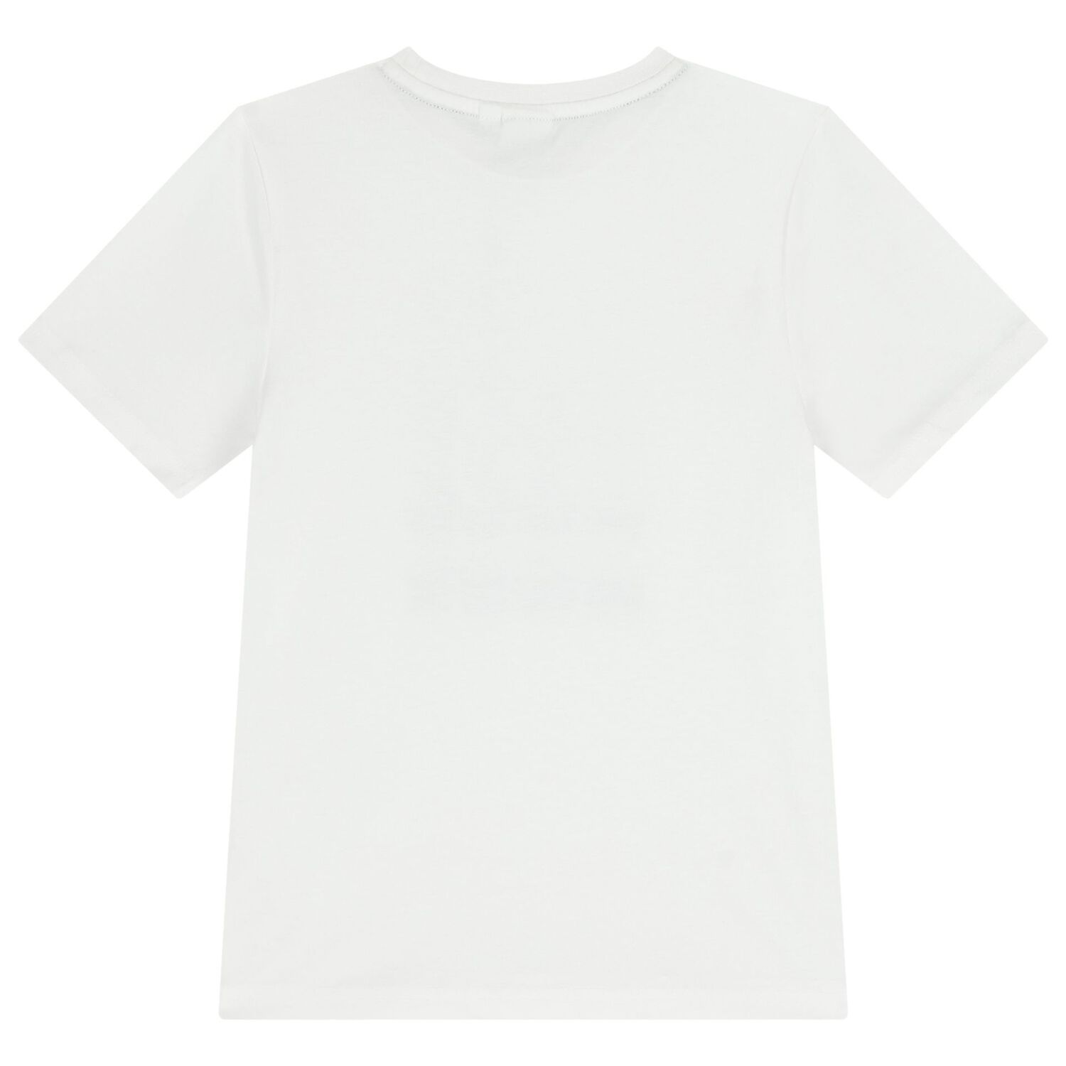 Boys White Logo T-Shirt, 1, hi-res