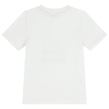 Boys White Logo T-Shirt