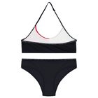 Girls Navy Colourblock Bikini, 1, hi-res