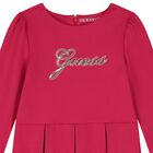 Girls Pink Logo Dress, 2, hi-res