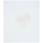 Baby Girls White Floral Blanket, 2, hi-res