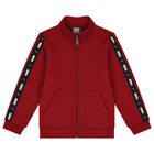 Boys Red & Black Logo Tracksuit, 1, hi-res