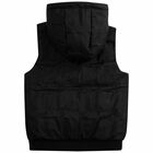 Boys Coral & Black Reversible Logo Gilet, 1, hi-res
