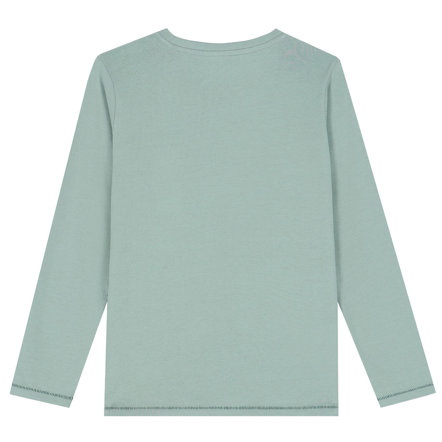 Boys Green Logo Long Sleeve Top, 2, hi-res image number null