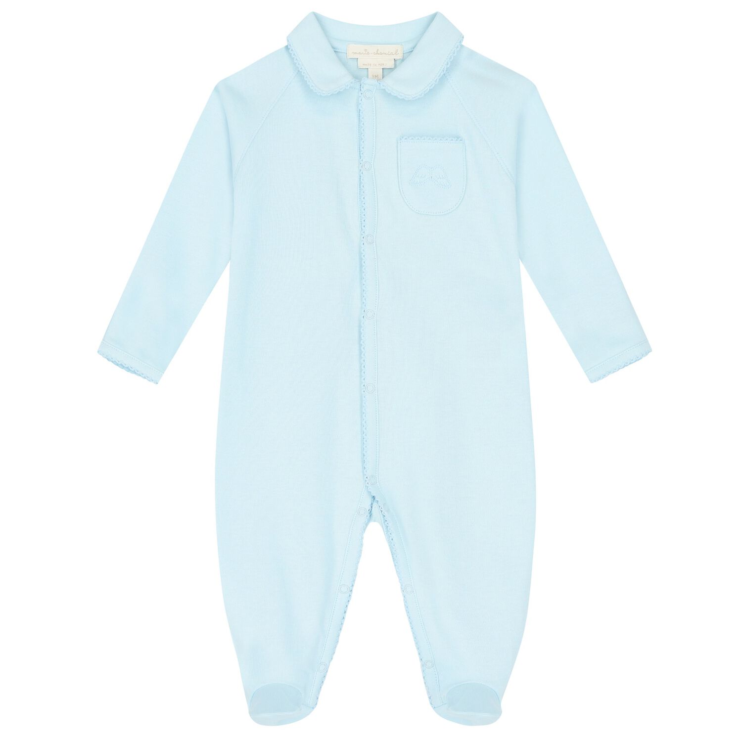 Baby Boys Blue Babygrow, 1, hi-res image number null