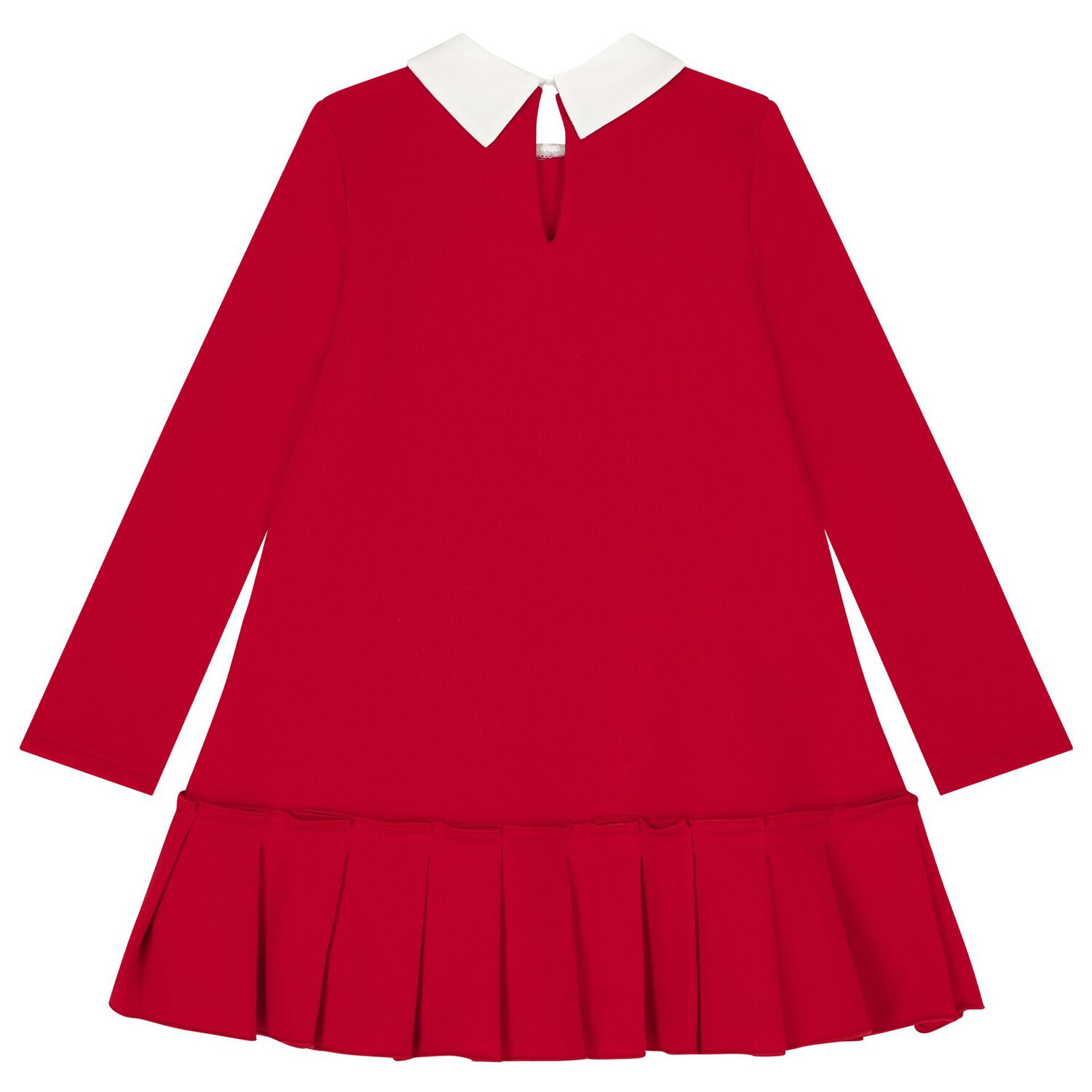 Girls Red Teddy Bear Dress, 1, hi-res image number null