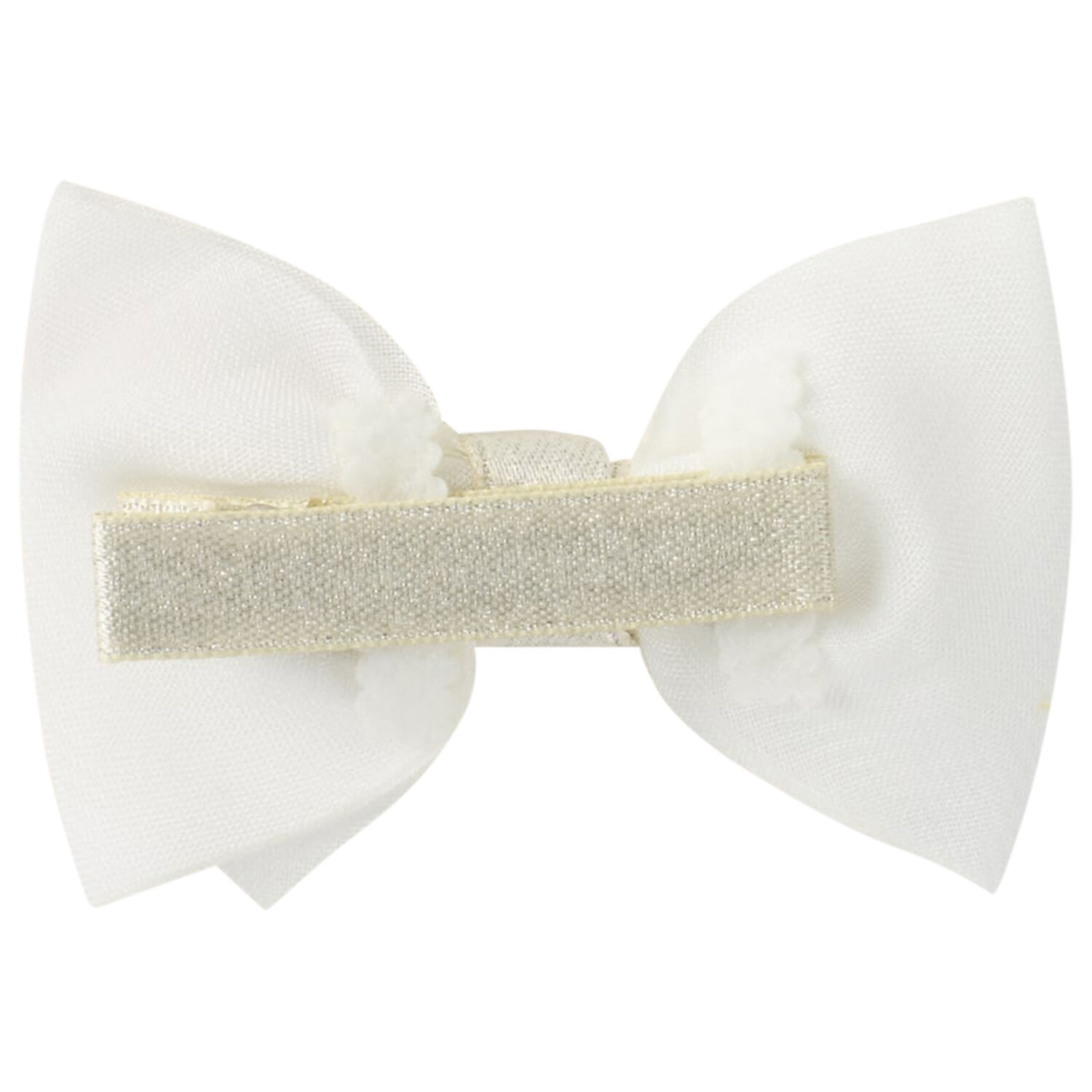 Younger Girls Gold Flower Headband & Bow Hair Clip Set, 1, hi-res