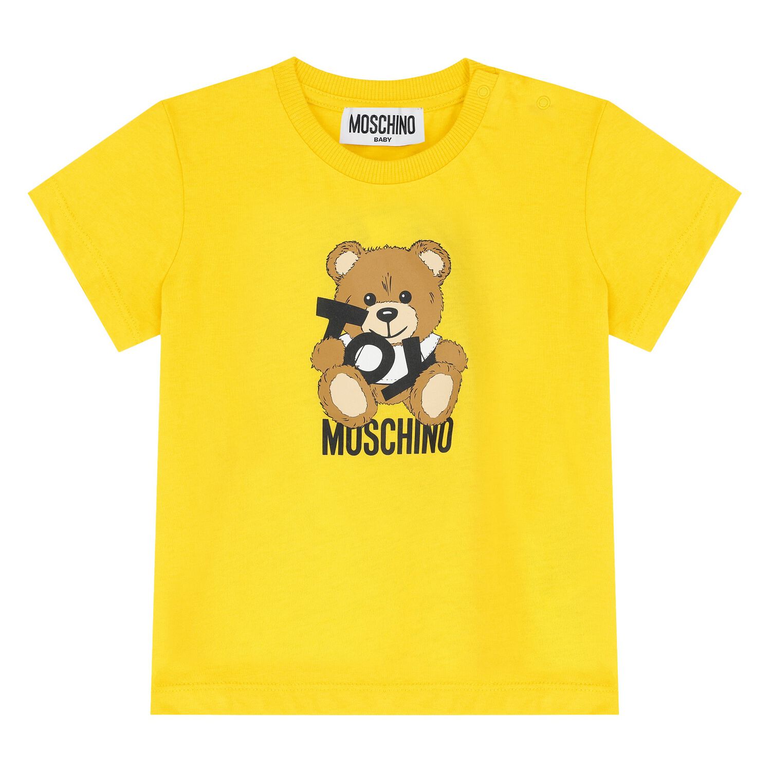 Younger Yellow Teddy Bear Logo T-Shirt, 6, hi-res