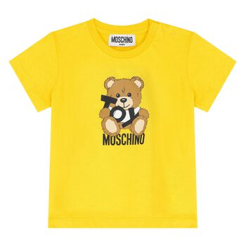 Younger Yellow Teddy Bear Logo T-Shirt