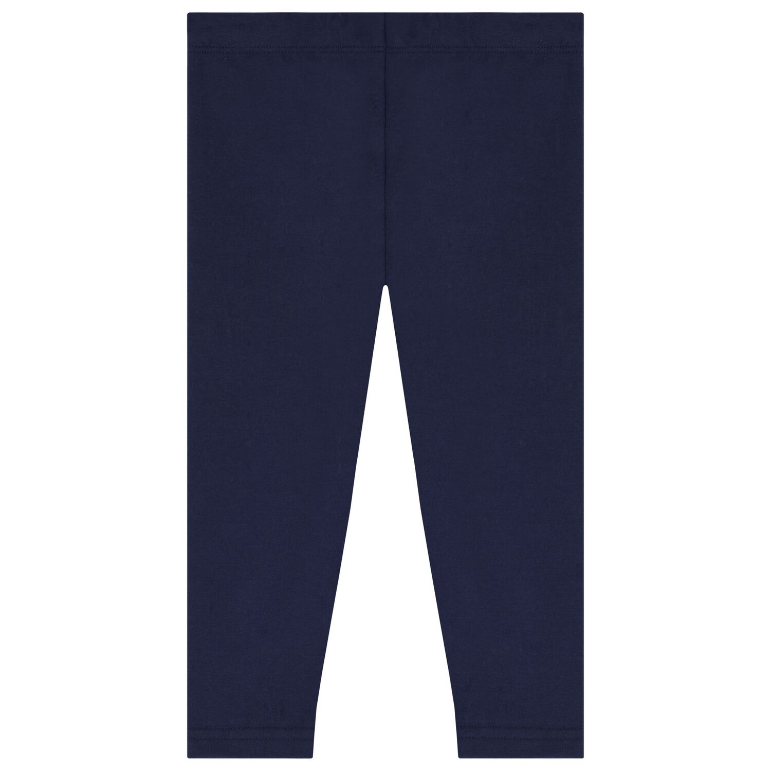 Baby Girls White & Navy Polo Bear Leggings Set, 1, hi-res