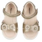 Younger Girls Ivory Flower Sandals, 2, hi-res