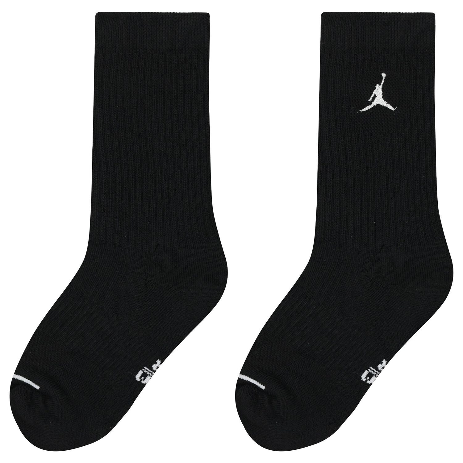 White, Grey & Black Jordan Logo Socks ( 3-Pack ), 1, hi-res