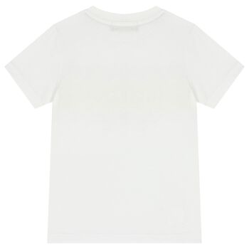 Boys White Logo T-Shirt