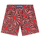 Boys Red Swim Shorts, 1, hi-res