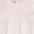 Baby Girls Pink Ruffle Dress, 1, hi-res